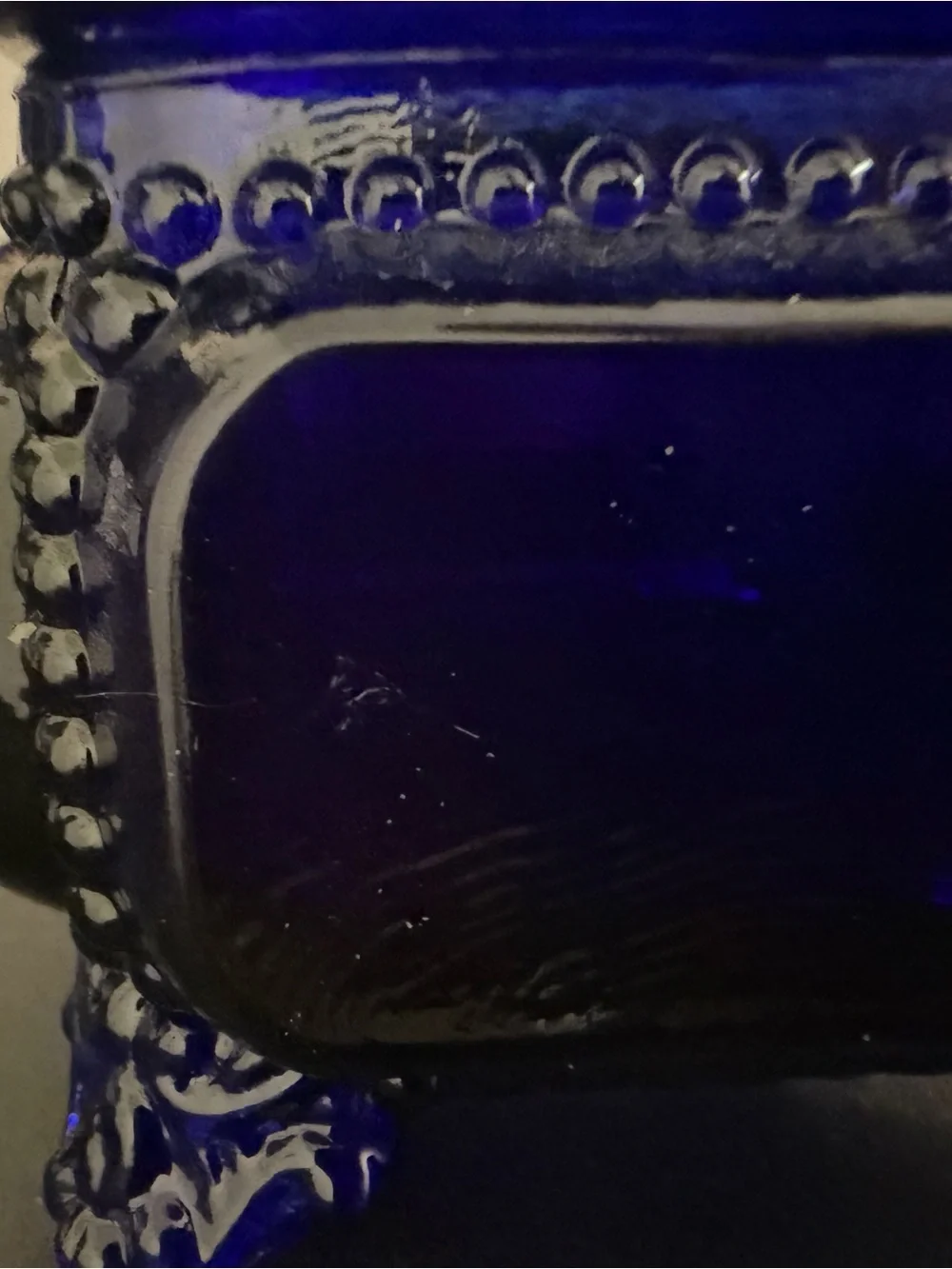 Vintage Westmoreland Cobalt Blue